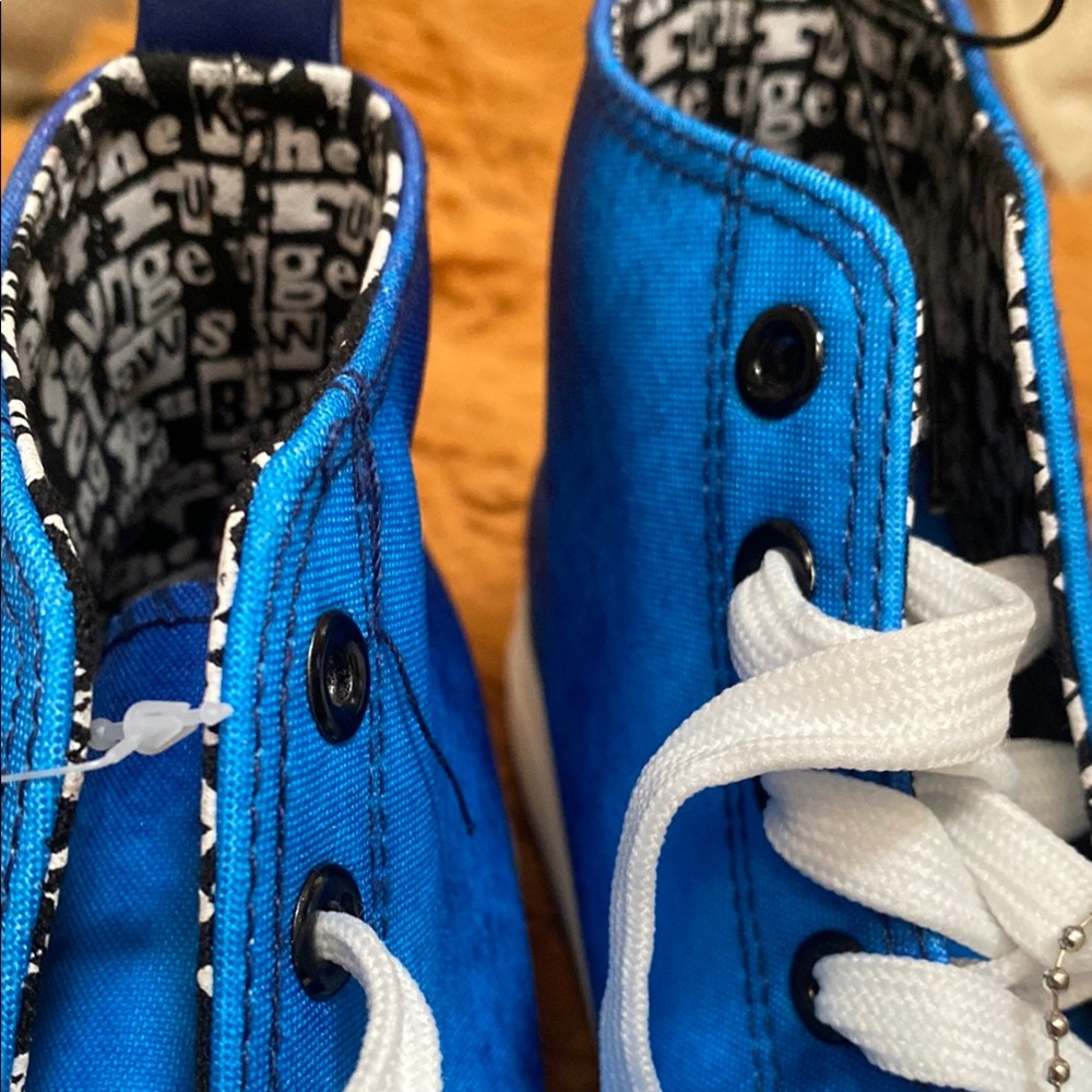 Disney Blue and White High-Top Sneakers - Picture 14 of 14